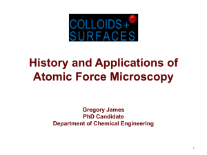 presentation slides - Colloids and Surfaces