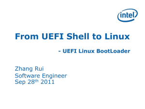 UEFI Linux BootLoader