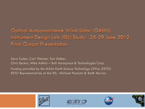 Optical Autocovariance Wind Lidar (OAWL)