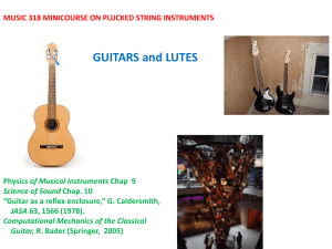 GUITARS AND LUTES