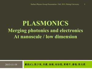 Plasmon Enhanced Light Sources
