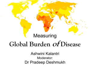 Measuring Global Burden of Disease
