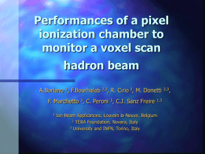 The pixel ionisation chamber: a detector for beam - INFN-LNS