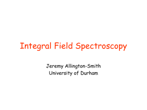 Adventures in integral field spectroscopy