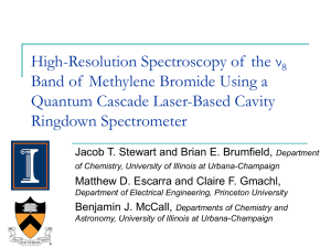 High-Resolution Spectroscopy of the ν8 Band of Methylene Bromide
