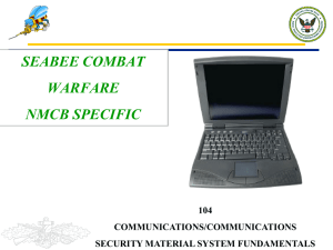 PPT: NMCB 104 Communications