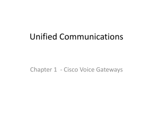 Cisco Voice Gateways