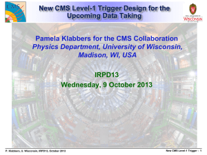 Klabbers_IPRD13 - UW High Energy Physics
