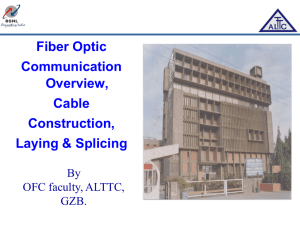 the optical fibre