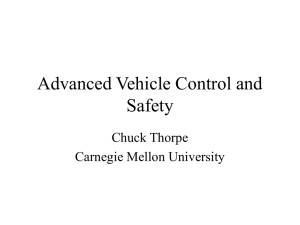 Advanced Vehicle Control and Safety