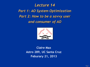 Lecture ppt - UCO/Lick Observatory