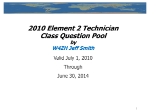 Technician Question Pool - 2006