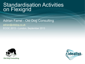 Standardisation Activities on Flexigrid