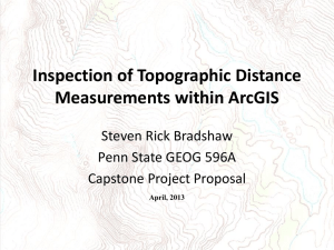 geodetic distances - Online Geospatial Education Program Office