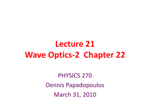Lecture_21_March_31 - Space and Plasma Physics