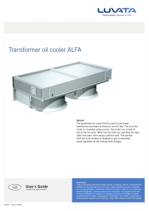 Transformer oil cooler ALFA