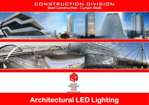 Architectural LED Lighting - Tender