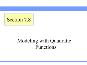 29-APP-Quadratic Modeling