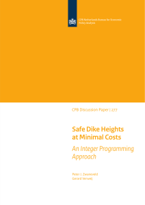 Safe Dike Heights at Minimal Costs An Integer Programming Approach