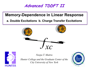 TDDFT Advanced Topics II