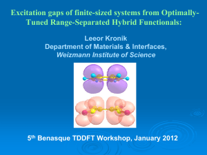 Excitation gaps of finite-sized systems from Optimally