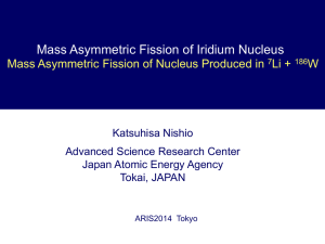 Mass Asymmetric Fission of Iridium Nucleus