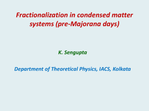 Edge states and fractionalization in condensed matter systems