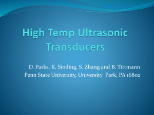 High Temperature (>500o C) Ultrasonic Transducers: An