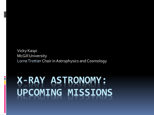 X-ray AstROnomy - McGill University Astrophysics and Cosmology