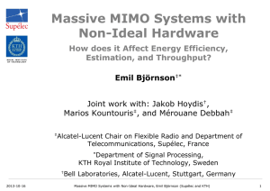 Massive MIMO Systems with Non-Ideal Hardware