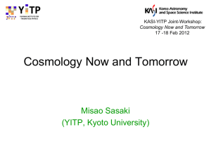 Cosmology Now and Tomorrow