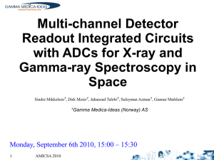 Low Power and Low Noise Multi-Channel ASIC for X-Ray