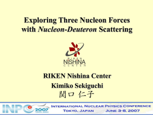 Exploring Three-Nucleon Forces with Nucleon