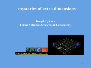 why do physicists think that there are extra dimensions