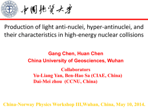 Production of light anti-nuclei, hyper