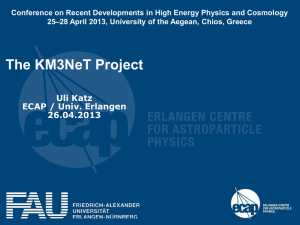 10:20-11:00 Uli Katz "The KM3NeT project"
