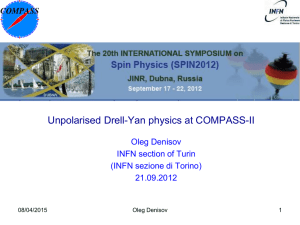 Drell-Yan physics at COMPASS