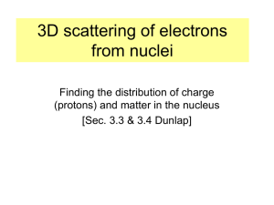 Electron Scattering - Department of Physics, HKU