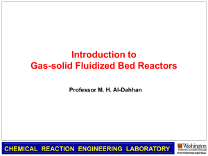 Introduction to gas-solid fluidized bed reactors