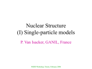 Nuclear Structure Models - User web pages on web