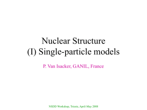 Nuclear Structure Models - IAEA Nuclear Data Services