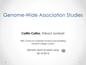 Lecture-Day4- Genome-Wide Association Studies