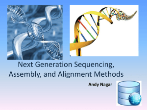 Next Generation Sequence Alignment