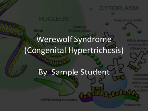 Werewolf Syndrome