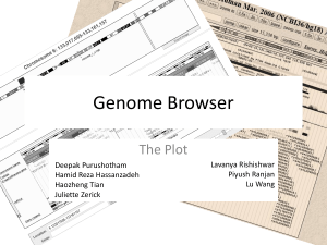 Genome Browser - Background