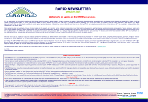 rapid newsletter - Association of Genetic Nurses and Counsellors