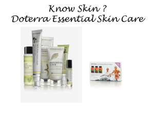 doTERRA Skin Care PowerPoint