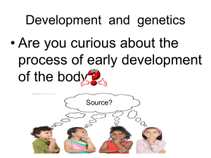 Development and genetics