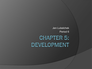 Chapter 5: Development - Deerfield High School