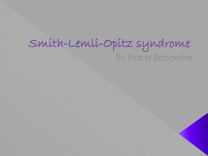Smith-Lemli-Opitz syndrome - Mrs Morgan`s Science Page